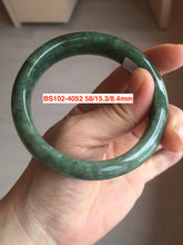 Load image into Gallery viewer, Sale! Type A 100% Natural dark green/white/black Jadeite Jade bangle with defects group 3
