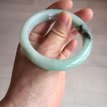 Load image into Gallery viewer, 54mm Certified Type A 100% Natural apple green dark green Jadeite Jade bangle BM23-0236
