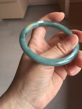 Load image into Gallery viewer, 59.2mm Certified Type A 100% Natural green/blue/black/gray/black Guatemala slim Jadeite bangle PF11-5873
