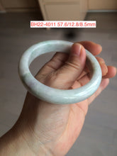 Load image into Gallery viewer, 52-60mm Certified type A 100% size 56-60mm Natural green/white/purple Jadeite bangle with defects group BH15
