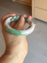 Load image into Gallery viewer, 60.2mm certificated Type A 100% Natural dark green/sunny green/white/purple Jadeite Jade bangle AA102-3268
