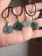 Load image into Gallery viewer, 100% Natural type A blue green gray black Guatemala jadeite Blue Lotus(蓝莲花) group PB297  Add on item. Not for sale alone.
