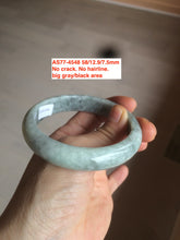 Load image into Gallery viewer, Sale! 56-62mm 100% Natural dark green light green purple white jadeite jade bangle group A61(add on item))
