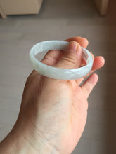Load image into Gallery viewer, 51.5mm certified Type A 100% Natural icy light green clear white thin style Jadeite jade bangle PH45-9639

