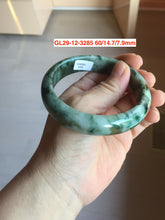 Load image into Gallery viewer, 53-62mm Certified type A 100% Natural deep mottled green green/yellow/brown jungle camouflage color Jadeite bangle group GL29
