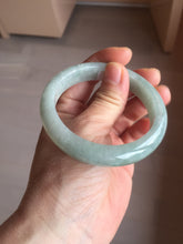 Load image into Gallery viewer, 56mm Certified Type A 100% Natural green Jadeite Jade bangle AU47-0229

