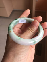 Load image into Gallery viewer, 52.6mm certified  100% Natural type A sunny green yellow purple (Fu Lu Shou)Jadeite Jade bangle PH245-0504
