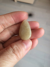 Load image into Gallery viewer, 100% natural icy watery green purple white yellow type A jadeite jade water drop/blessed melon/bamboo pendant necklace group BG45
