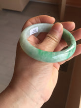 Load image into Gallery viewer, 54.3mm Certified Type A 100% Natural sunny green yellow white Jadeite bangle PC165-8126
