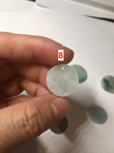 Load image into Gallery viewer, 100% Natural type A sunny green/yellow round Jadeite Jade safe and sound pendant group BP94
