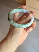 Load image into Gallery viewer, 60mm certificated Type A 100% Natural dark green/brown/purple/black Jadeite Jade bangle BG238-3280
