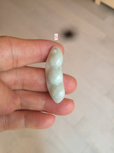Load image into Gallery viewer, Type A 100% Natural white/green/purple Four Seasons Fortune Beans jadeite jade pendant group W108
