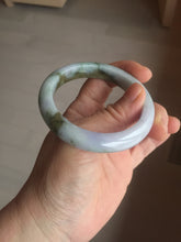 Load image into Gallery viewer, 52mm certified natural 100% natural Type A dark green brown purple jadeite jade bangle E151-4139
