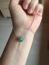 Load image into Gallery viewer, 10-10.5mm Type A 100% Natural light green dark green/gray(油青) Jadeite Jade bead pendant group PC194 Add on item
