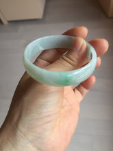 Load image into Gallery viewer, 51.5mm Certified Type A 100% Natural sunny green light green white thin Jadeite Jade bangle AZ190-1589
