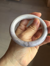 Load image into Gallery viewer, 56.8mm 100% natural light purple round cut Coral Jade (珊瑚玉) bangle SY123
