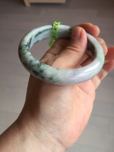 Load image into Gallery viewer, 56.8mm certificated Type A 100% Natural white/green/purple Jadeite Jade bangle E47-6211
