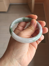Load image into Gallery viewer, 57mm Certified 100% natural Type A light green/purple Whispers of the Spring Breeze jadeite jade bangle PH94-5446

