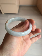 Load image into Gallery viewer, 49mm Certified Type A 100% Natural light green red oval Jadeite Jade bangle BM68
