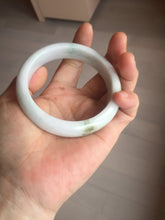 Load image into Gallery viewer, 58.8mm Certified Type A 100% Natural white/ green Jadeite Jade bangle PA3-3512 ($29.99 group)
