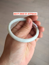 Load image into Gallery viewer, 51-59mm Type A 100% Natural light green/yellow/white  Jadeite Jade bangle group GL30 Add-on items, not for sale alone.
