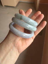 Load image into Gallery viewer, Certified Type A 100% Natural dark green white purple oval Jadeite bangle group PH37
