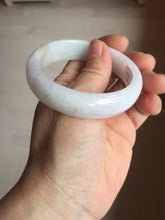 Load image into Gallery viewer, 54mm Certified type A 100% Natural light green purple white Jadeite bangle BP170-1055

