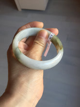 Load image into Gallery viewer, 57.6mm certified type A 100% Natural brown/balck/white jadeite jade bangle C72-4152
