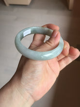 Load image into Gallery viewer, 57.5mm Certified Type A 100% Natural light green black brown jadeite Jade bangle PC95-0337

