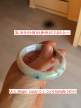 Load image into Gallery viewer, 57-62mm Certified Type A 100% Natural green/brown/white/gray jadeite Jade bangle group GL16
