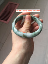 Load image into Gallery viewer, 55-60mm certified 100% natural Type A dark green brown yellow purple black gray Mountain &amp; Forest Series  jadeite jade bangle group GL56
