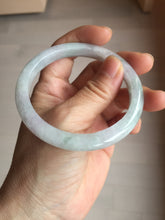Load image into Gallery viewer, 57.5mm Certified Type A 100% Natural Light Green, Purple &amp; White Jadeite Jade Bangle AZ172-1010
