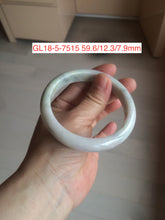 Load image into Gallery viewer, 56-59mm Certified type A 100% size Natural green/white/purple/yellow(FU LU SHOU) Jadeite bangle with defects group GL18
