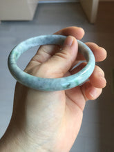 Load image into Gallery viewer, 59mm certified 100% natural Type A green purple gray jadeite bangle PD160-6310
