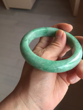 Load image into Gallery viewer, 56.2mm Certified Type A 100% Natural sunny green purple white Jadeite bangle PC168-8111
