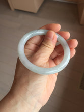 Load image into Gallery viewer, 55mm certified 100% natural Type A light green purple round cut jadeite jade bangle PA236-9871
