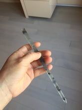 Load image into Gallery viewer, 20.5cm 100% Natural black and white ink painting(水墨画) Xiu Jade (Serpentine) Hairpin AW56
