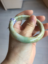 Load image into Gallery viewer, 56.5mm certified Type A 100% Natural light green/yellow/red/white Jadeite Jade bangle AZ196-2756
