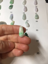 Load image into Gallery viewer, 100% Natural type A sunny green white purple yellow Jadeite Jade blessed melon pendant group PA209

