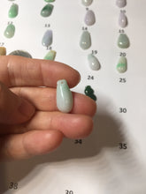 Load image into Gallery viewer, 100% Natural type A sunny green white purple yellow Jadeite Jade blessed melon pendant group PA209

