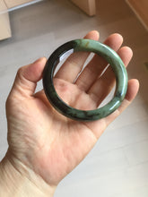 Load image into Gallery viewer, 57.8mm Certified 100% natural Type A dark green/black/red/brown jadeite bangle PD84-9793
