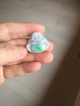 Load image into Gallery viewer, Certified 100% Natural type A sunny green happy Buddha jadeite Jade pendant PB67-5102
