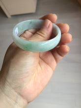 Load image into Gallery viewer, 51.5mm Certified Type A 100% Natural sunny green light green white thin Jadeite Jade bangle AZ190-1589
