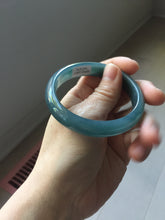 Load image into Gallery viewer, 55mm Certified Type A 100% Natural dark green/blue/gray/black Guatemala Jadeite bangle PJ141-1478
