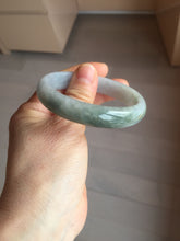 Load image into Gallery viewer, Certified Type A 100% Natural dark green white purple oval Jadeite bangle group PH37
