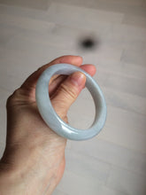 Load image into Gallery viewer, 56.4mm 100% natural Type A icy light green/purple jadeite jade bangle AX52-0307
