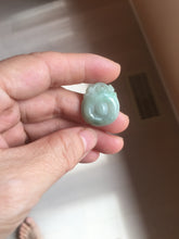 Load image into Gallery viewer, 100% Natural Type A Light Green Gray Jadeite Jade Lucky Fortune Seashell (福贝) Pendant Group PH235
