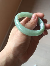 Load image into Gallery viewer, 50.5mm certified 100% natural Type A sunny green oval jadeite jade bangle PC21-0169

