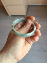 Load image into Gallery viewer, 50.2mm certified 100% natural Type A light green/gray/purple jadeite jade bangle PD202-2389
