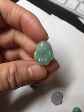 Load image into Gallery viewer, 100% Natural type A sunny green/purple doggy paw Jadeite Jade pendant AX146
